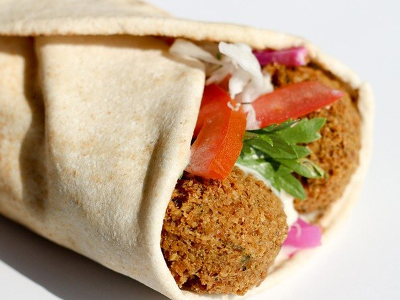 French Fries Saj Sandwich