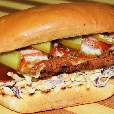 Chicken Escalope Pane Sandwich