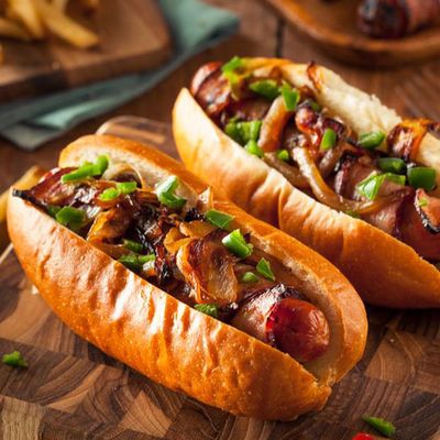 Oriental Sausage Sandwich