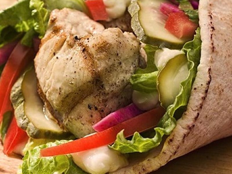 Turkish Chicken Shawerma Sandwich