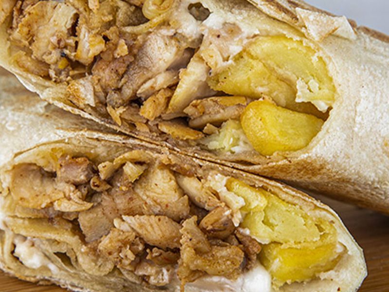 Arayes Meat Wrap Sandwich