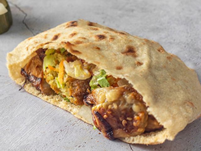 Eggplant Foul Sandwich