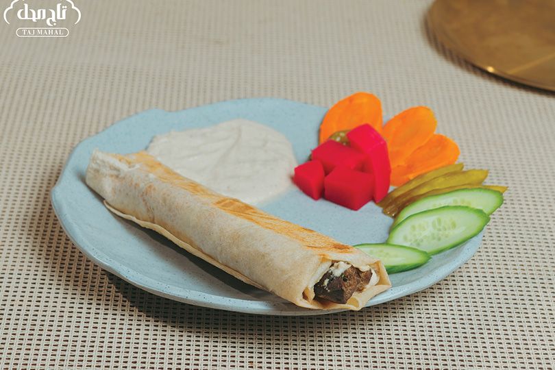 Lamb liver sandwich