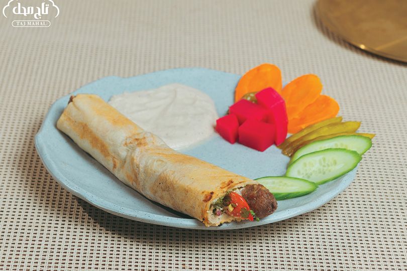 Charcoal kofta sandwich
