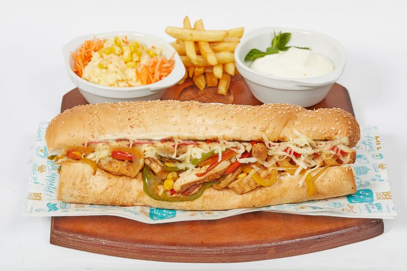 Chicken Fajita Sandwich Combo