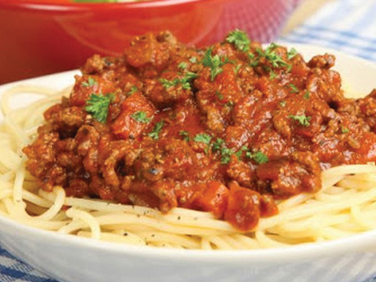 Spaghetti With Bolognese Sauce