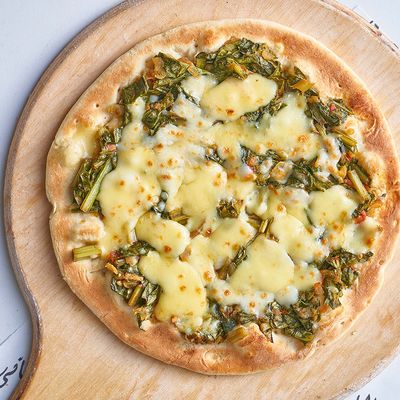 Spinach Manousheh with Cheese