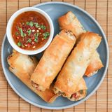 Pastrami Spring Rolls