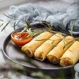 Spinach Spring Rolls
