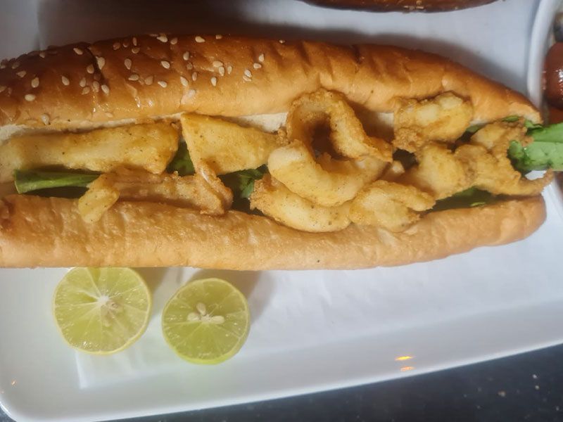Fried Squid Sandwich