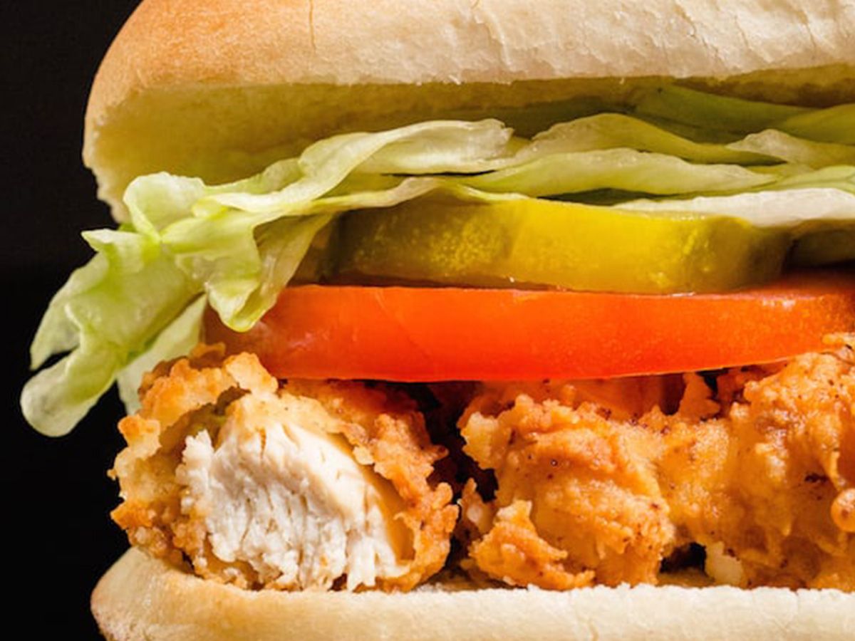 Smoked Chicken Strips Sandwich
