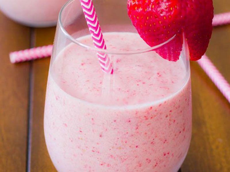 Strawberry Banana Cocktail