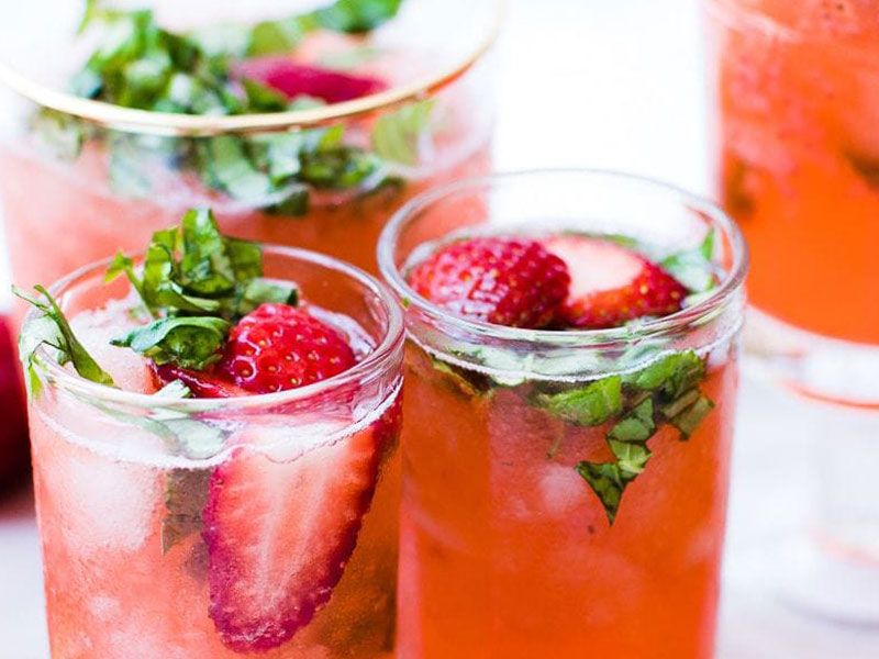 Strawberry Basil Punch
