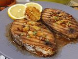Lemon steak meal