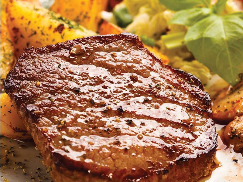 grilled steak
