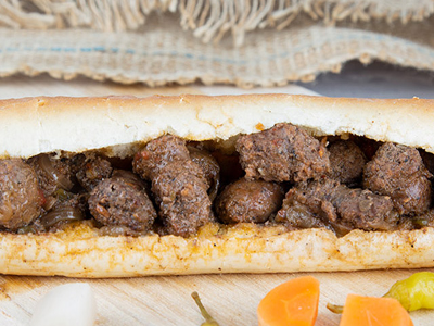 Oriental Sausage Sandwich