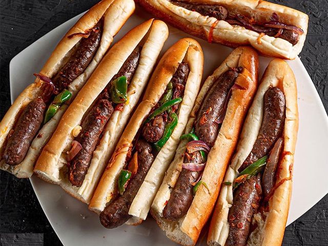 Oriental Sausage Sandwich