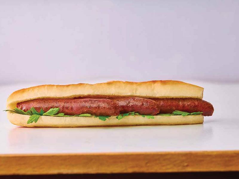 Oriental Sausage sandwich