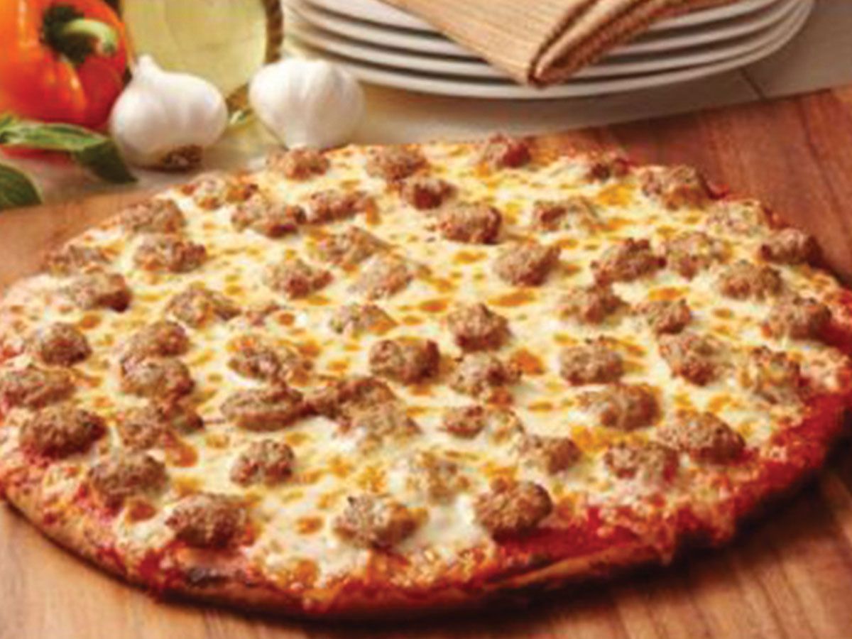 sausage pizza