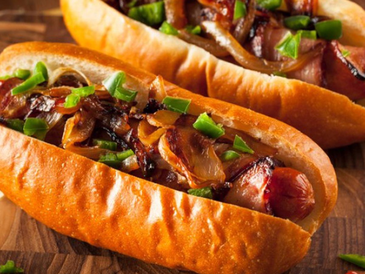 Sausage sandwich