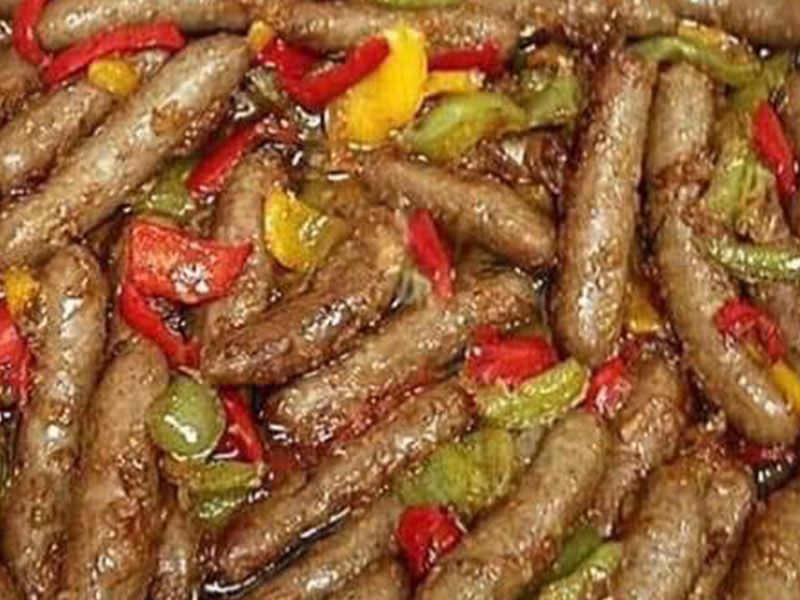 Oriental Sausage Sandwich