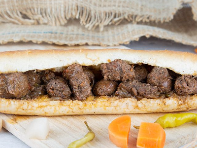 Oriental Sausage Sandwich