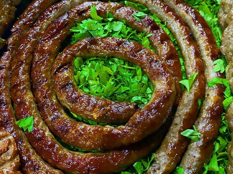 Charcoal Grilled Oriental Sausage