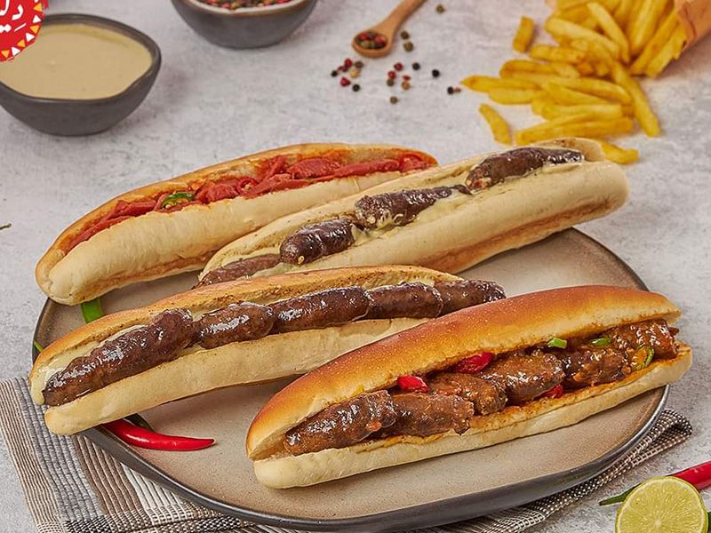 Turkish Oriental Sausage Sandwich
