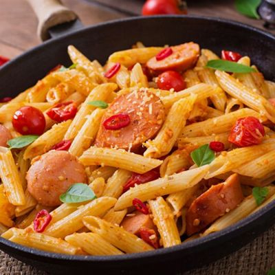 Sausages Pasta