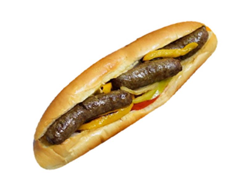 Oriental Sausage With Mixture Sandwich