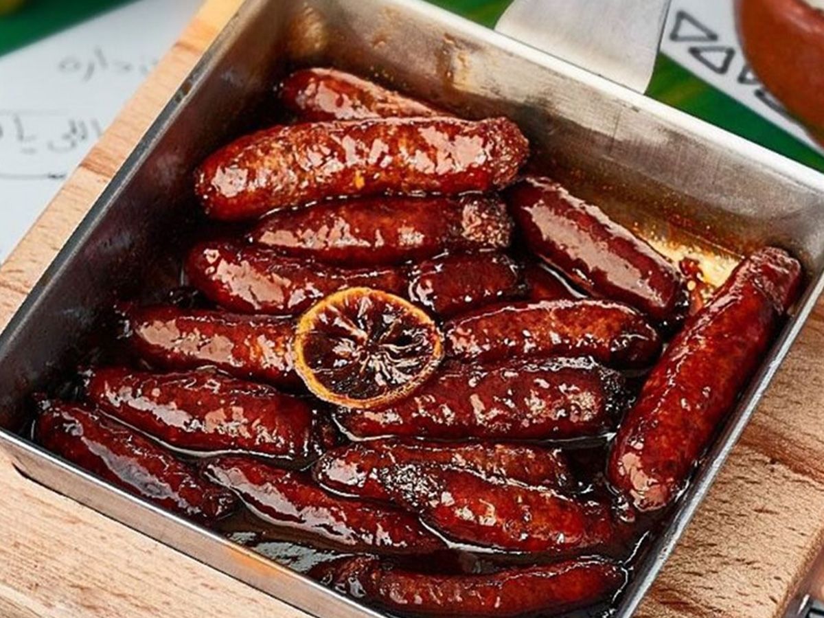 Pomegranate Molasses Sausage