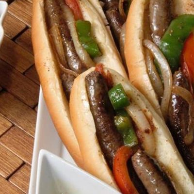 Oriental Sausage Sandwich