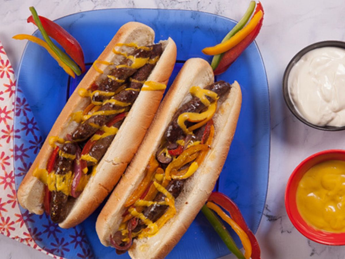 Oriental Sausage Sandwich