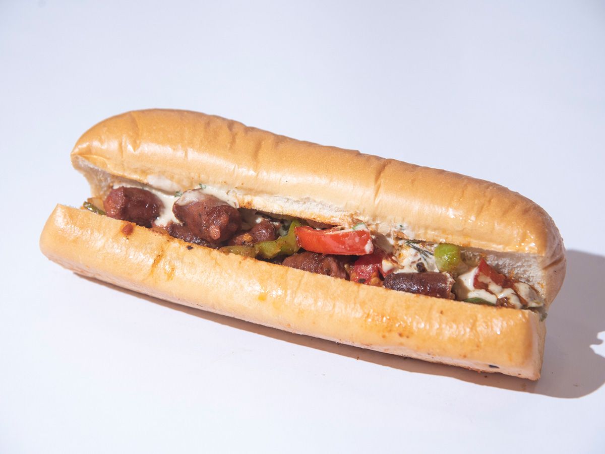 Oriental Sausages Sandwich