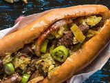Oriental Sausage Sandwich