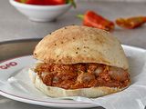Oriental Sausage With Tomato Sauce Sandwich