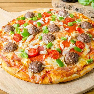 Italian Lamb Sausage Pizza