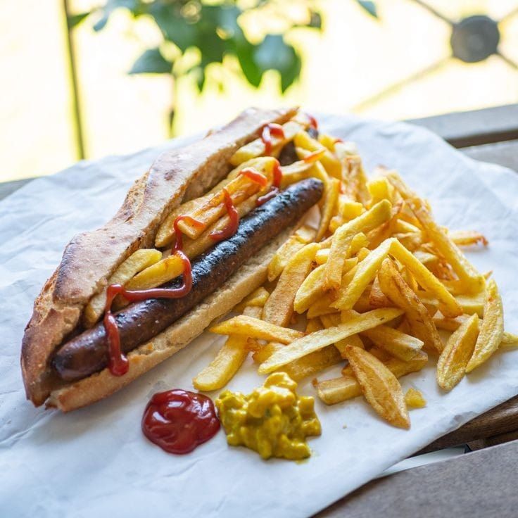 Mutton Sausage sandwich
