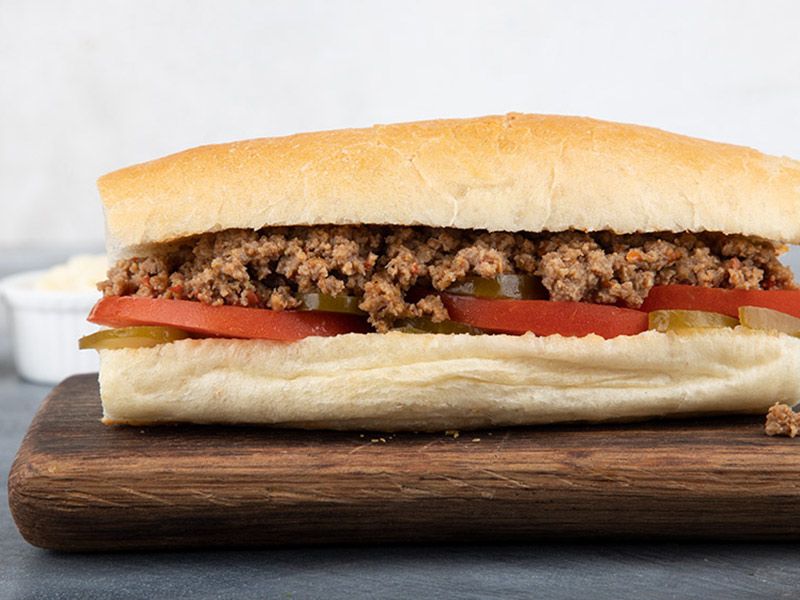 Oriental Sausage Sandwich