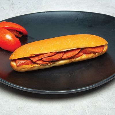 Smoked sausage Oriental Sandwich