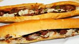 Smoked Alexandrian Sausage Slices Sandwich