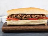 grilled sausage sandwich