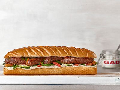 Grilled Sausage Sandwich