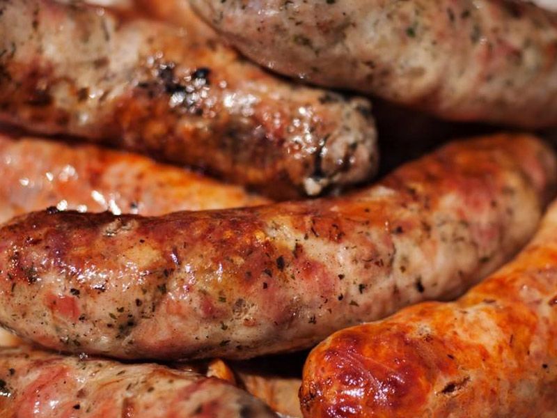 Grilled Oriental Sausage