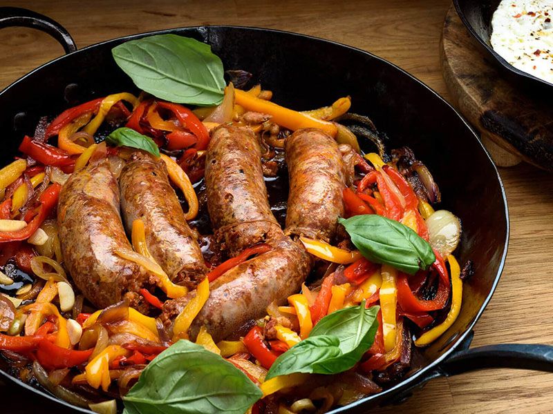 Grilled Oriental Sausage