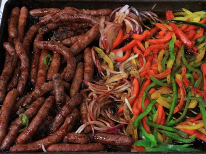 Grilled Oriental Sausage