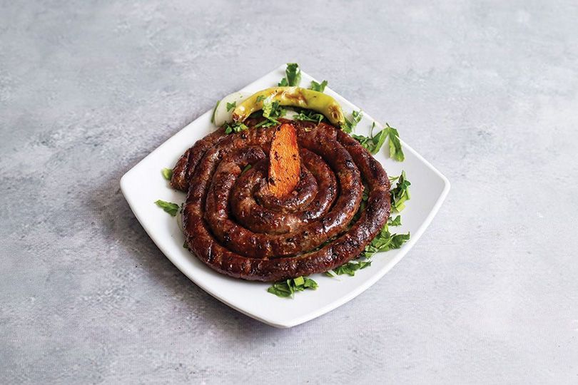 Charcoal Grilled Sausage