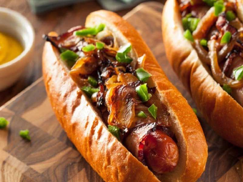 Egyptian Oriental Sausage Sandwich