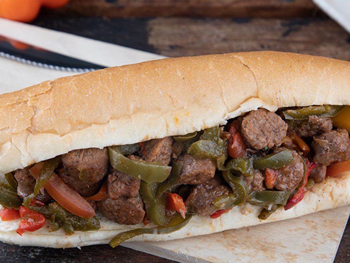 Minced sausage sandwich