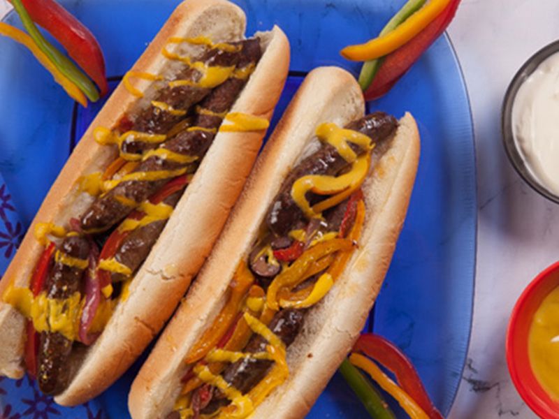 Mini Oriental Sausage Sandwich